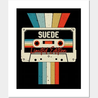 Graphic Suede Proud Name Cassette Tape Vintage Birthday Gifts Posters and Art